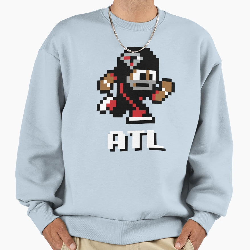 Atlanta Falcons Tecmo Super Bowl Sweatshirt - Streetwear Style for Adults - T-Shirt, Sweatshirt, Hoodie