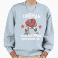 Lineman American Football Player Sweatshirt - Aesthetic Graphic Men Women - T-Shirt, Sweatshirt, Hoodie