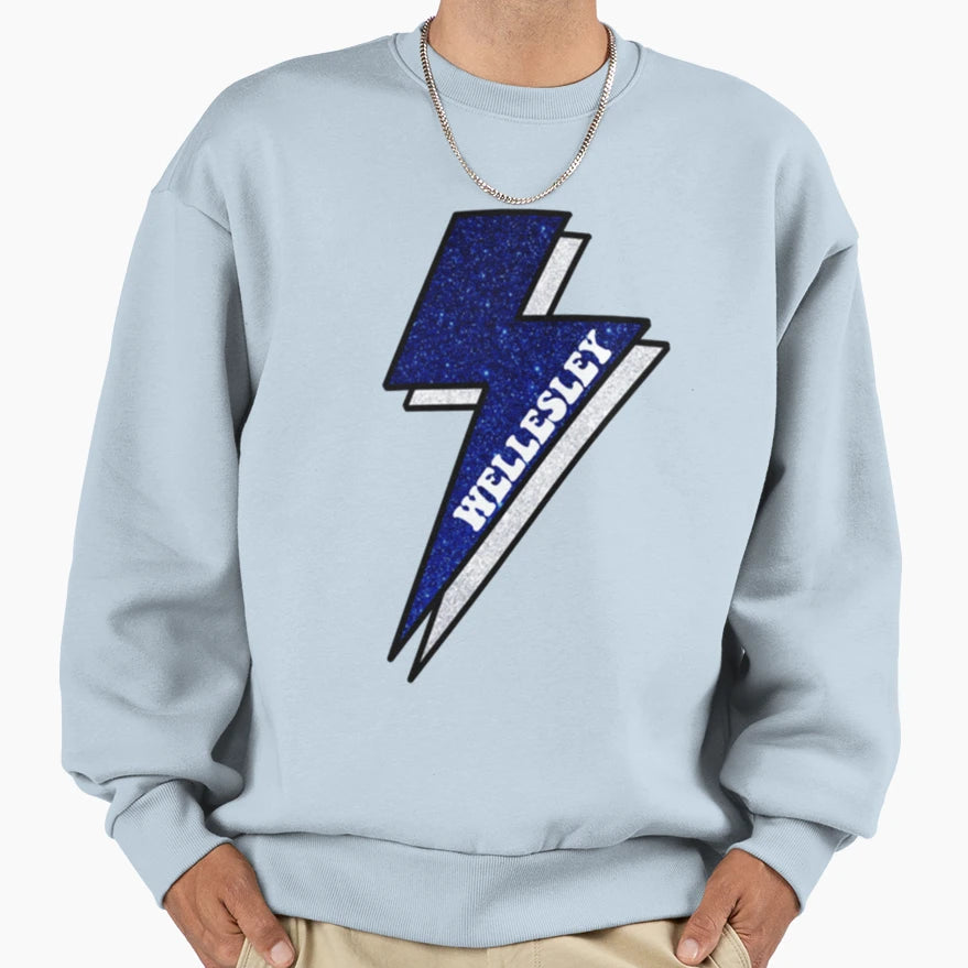 Wellesley Lightning Sweatshirt - Graphic Print Unisex - T-Shirt, Sweatshirt, Hoodie