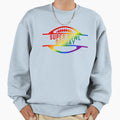 Super Bowl Sunday Pride Flag Game Day Sweatshirt - Trendy Graphic Unisex - T-Shirt, Sweatshirt, Hoodie