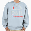 Mens Dad Quadruplets Funny Fathers T-Shirt - Aesthetic Graphic Men Women - T-Shirt, Sweatshirt, Hoodie