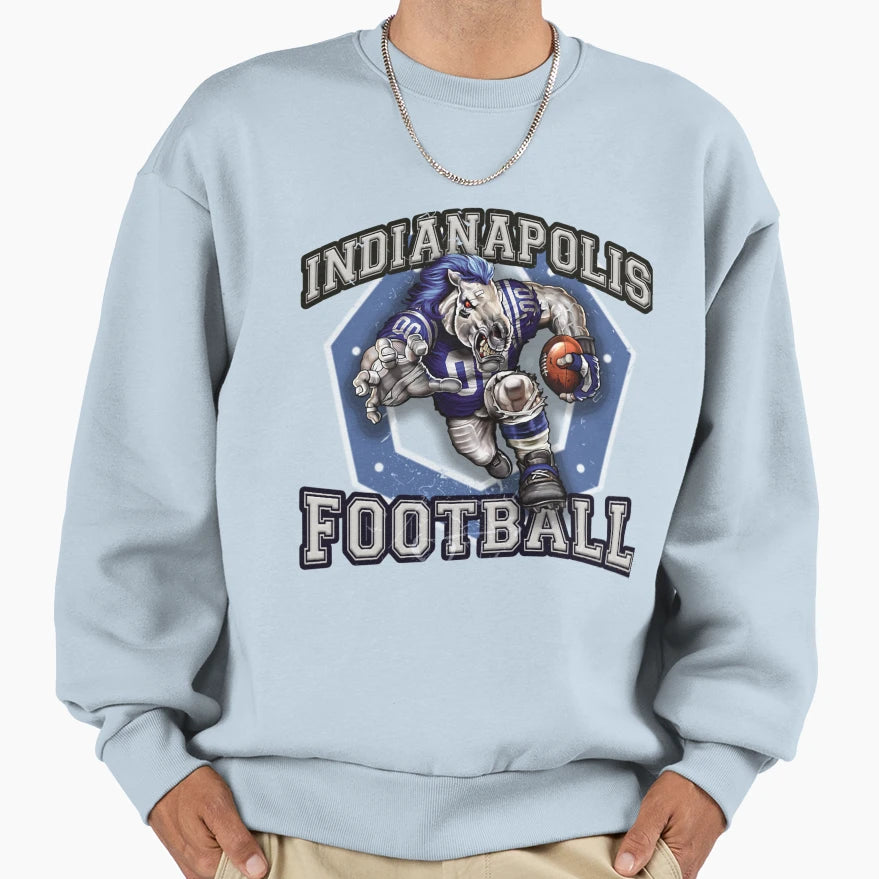 Art Indianapolis Colts Sweatshirt - Graphic Print Unisex - T-Shirt, Sweatshirt, Hoodie