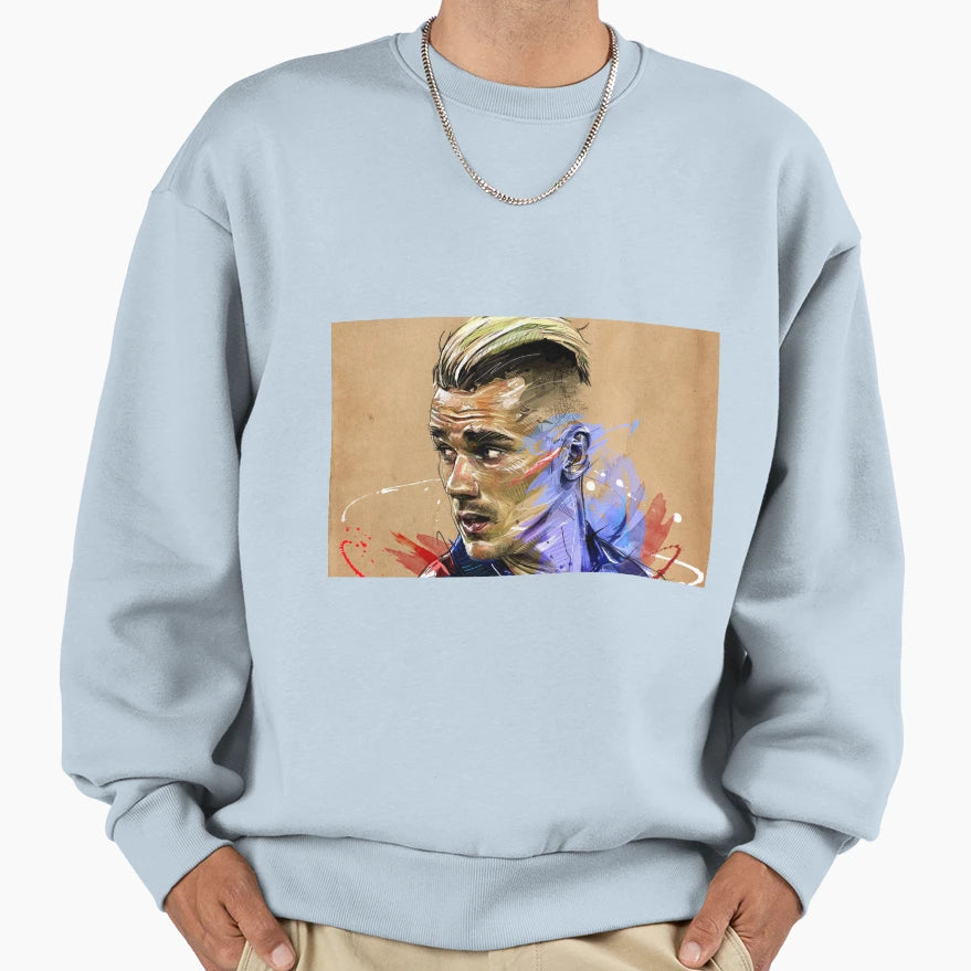 Antoine Griezmann French Football Sweatshirt - Custom Art Print for Adults - T-Shirt, Sweatshirt, Hoodie