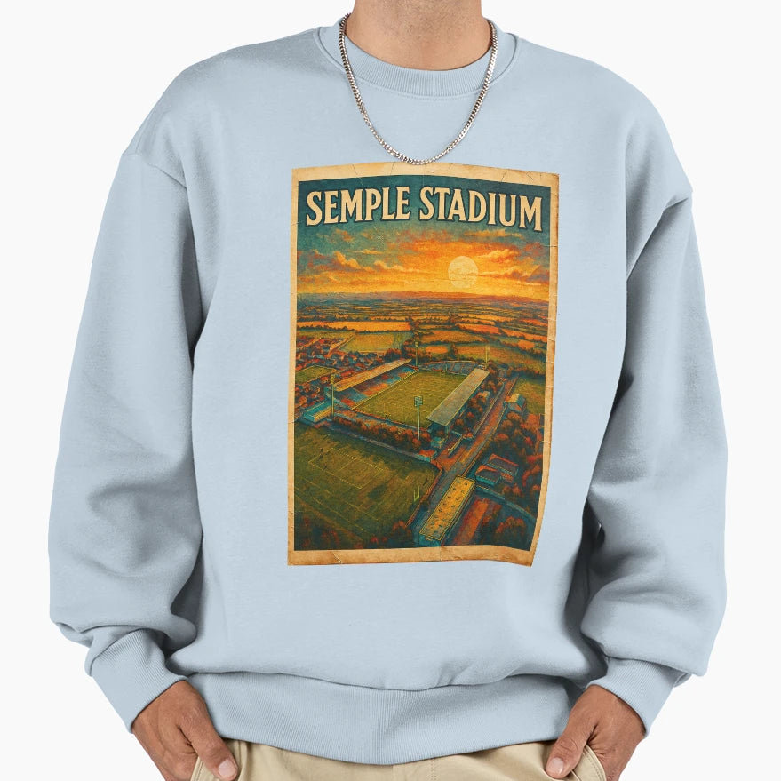 Semple Stadium Sweatshirt - Novelty Apparel for Adults - T-Shirt, Sweatshirt, Hoodie