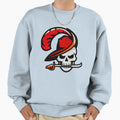 Tampa Bay Skull Football Fan Sweatshirt - Casual Everyday Wear for Adults - T-Shirt, Sweatshirt, Hoodie