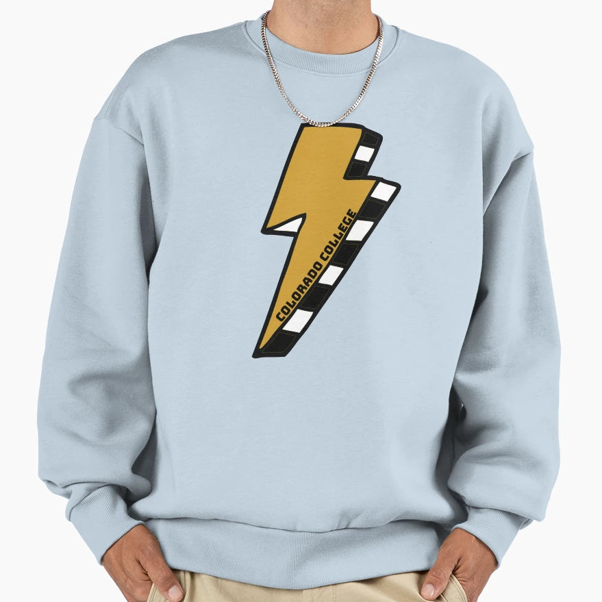 Colorado College Lightning Bolt Sweatshirt - Streetwear Style for Adults - T-Shirt, Sweatshirt, Hoodie
