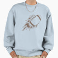 American Football Fire Sweatshirt - Fun Novelty Design for Adults - T-Shirt, Sweatshirt, Hoodie