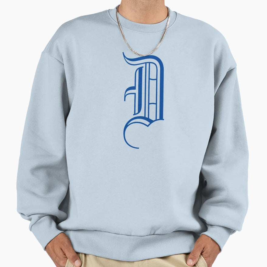 D Letter Sweatshirt - Trendy Graphic for Adults - T-Shirt, Sweatshirt, Hoodie