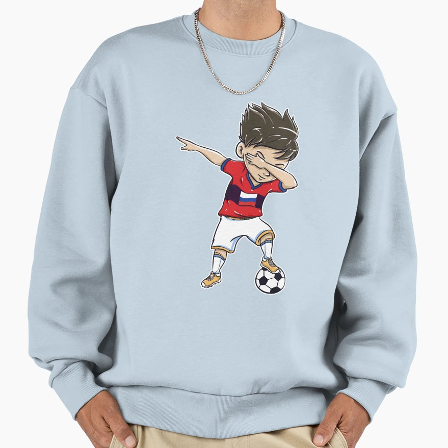 Dabbing Soccer Player Funny Russia Sweatshirt - Streetwear Style Men Women - T-Shirt, Sweatshirt, Hoodie