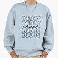 Minimalist Mothers Day Gift Mom Sweatshirt - Fun Novelty Design for Adults - T-Shirt, Sweatshirt, Hoodie
