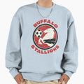 Buffalo Stallions Defunct Soccer Sweatshirt - Custom Art Print Men Women - T-Shirt, Sweatshirt, Hoodie