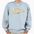 Coach Pennant Flag Yellow Sweatshirt - Aesthetic Graphic for Adults - T-Shirt, Sweatshirt, Hoodie