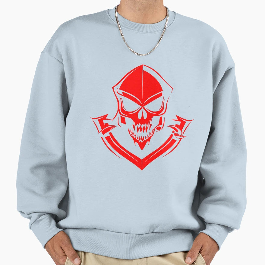 Skull Sweatshirt - Trendy Graphic Unisex - T-Shirt, Sweatshirt, Hoodie