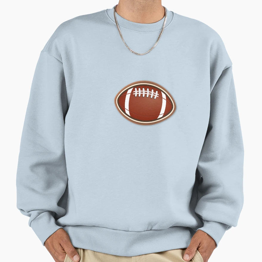 Football Sweatshirt - Casual Everyday Wear Men Women - T-Shirt, Sweatshirt, Hoodie