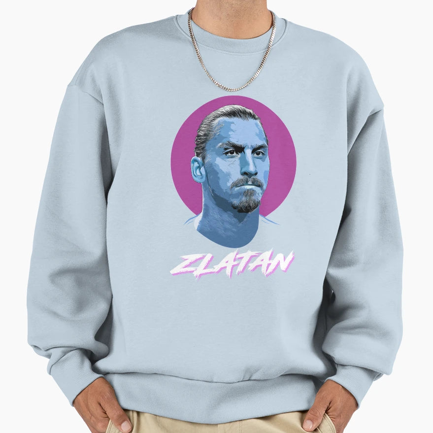 Zlatan Ibrahimovic Sweatshirt - Unique Graphic for Adults - T-Shirt, Sweatshirt, Hoodie
