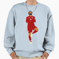 Mo Saleh Iconic Goal Celebration Sweatshirt - Custom Art Print for Adults - T-Shirt, Sweatshirt, Hoodie