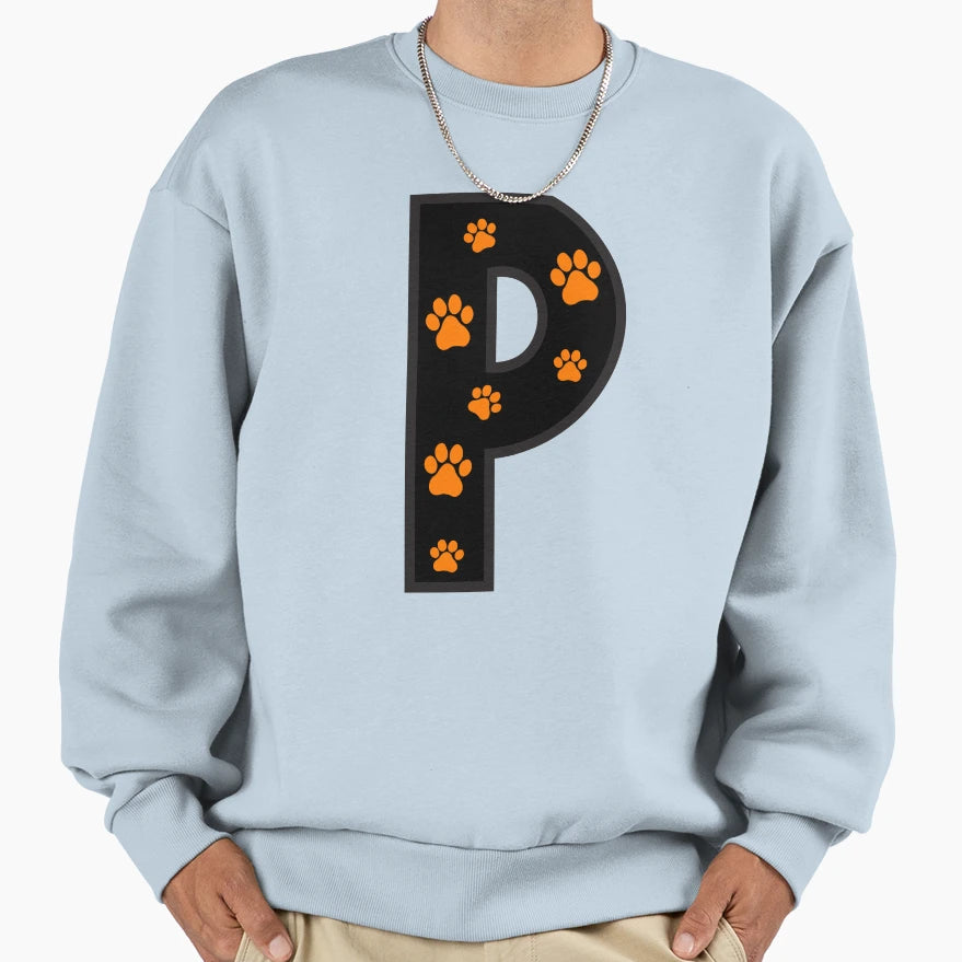 Paw Alphabet Sweatshirt - Graphic Print Unisex - T-Shirt, Sweatshirt, Hoodie