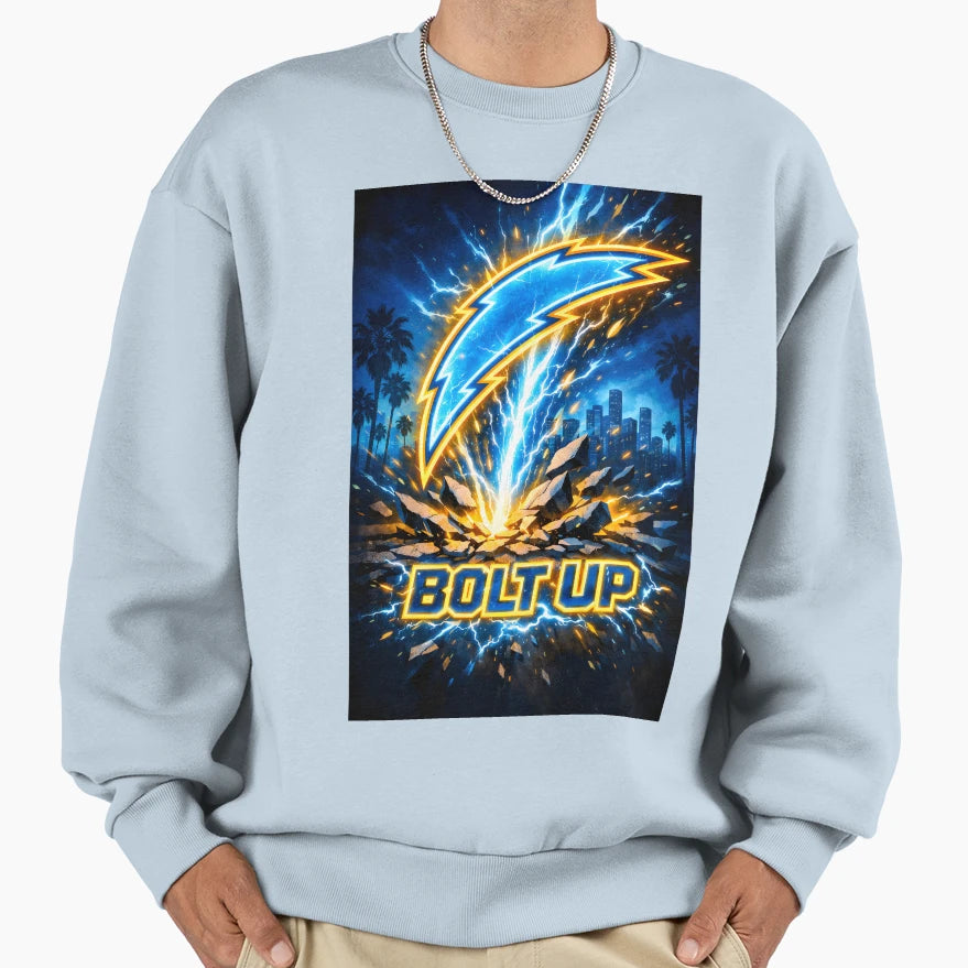 Bolt Up L Sweatshirt - Aesthetic Graphic Unisex - T-Shirt, Sweatshirt, Hoodie