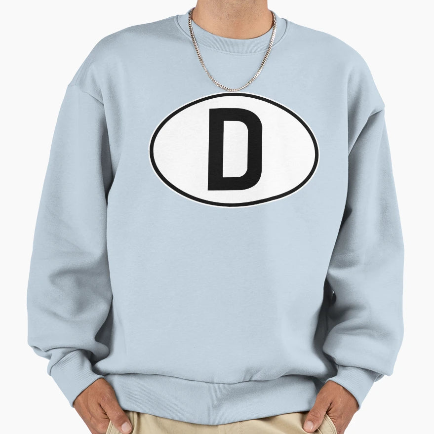 Country Code Germany Sweatshirt - Streetwear Style Unisex - T-Shirt, Sweatshirt, Hoodie
