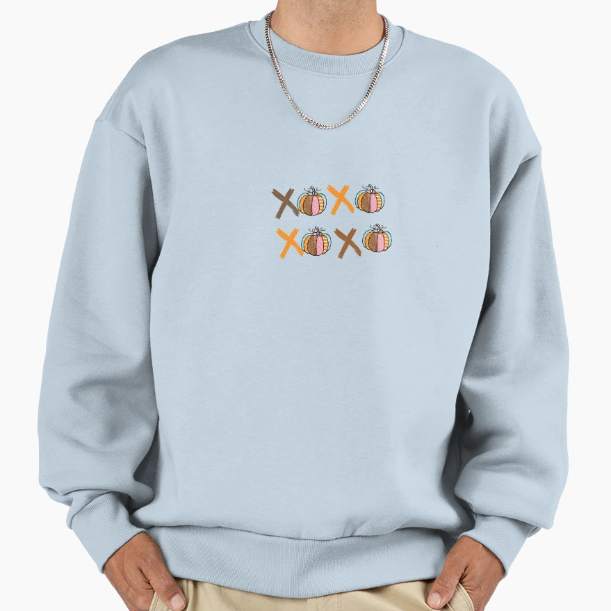 Xoxo Pumpkin Thankful Thanksgiving Sweatshirt - Trendy Graphic Men Women - T-Shirt, Sweatshirt, Hoodie