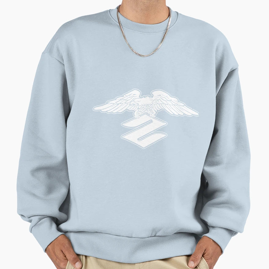 Zeke Eagle Sweatshirt - Minimalist Print Men Women - T-Shirt, Sweatshirt, Hoodie