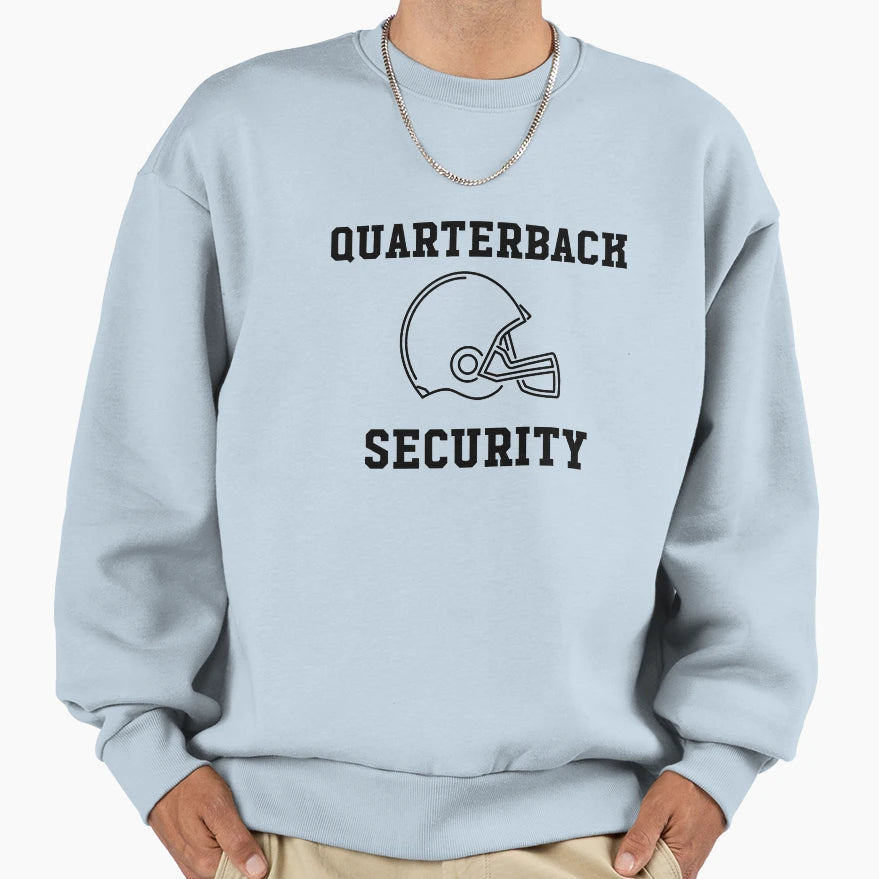 Quaterback Security Sweatshirt - Graphic Print for Adults - T-Shirt, Sweatshirt, Hoodie