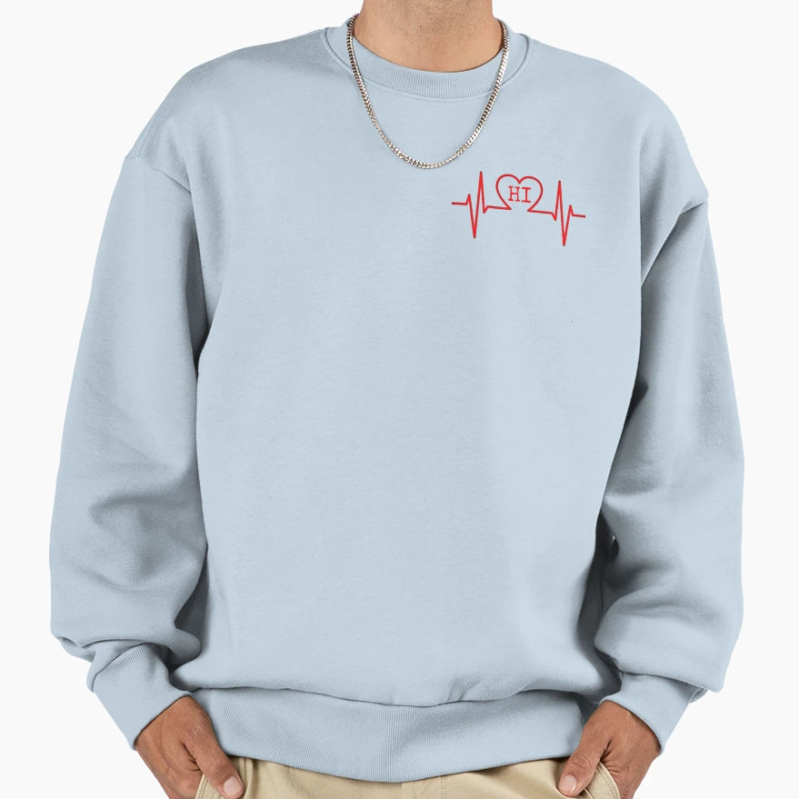 Hi 9 Sweatshirt - Casual Everyday Wear for Adults - T-Shirt, Sweatshirt, Hoodie