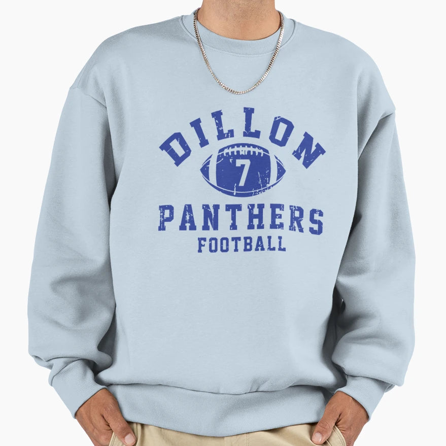 Dillon Panthers Football Sweatshirt - Minimalist Print Men Women - T-Shirt, Sweatshirt, Hoodie
