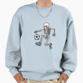 Skull Striker Mid Kick Colorful Sweatshirt - Streetwear Style for Adults - T-Shirt, Sweatshirt, Hoodie