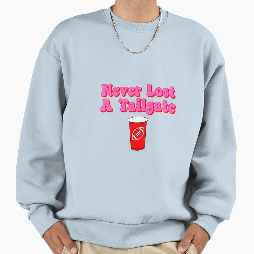 Never Lost Tailgate Funny Sweatshirt - Trendy Graphic for Adults - T-Shirt, Sweatshirt, Hoodie