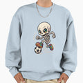 Skeleton Goalie Dive Neon Glove Skull Sweatshirt - Graphic Print Unisex - T-Shirt, Sweatshirt, Hoodie