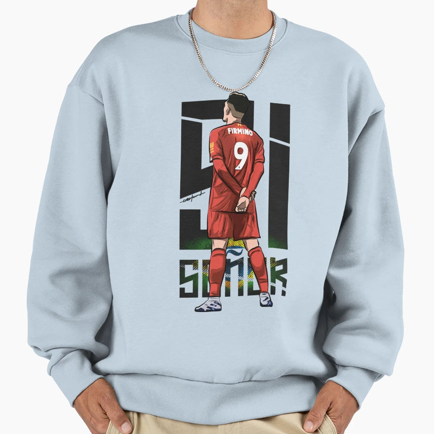 Roberto Firmino Sweatshirt - Trendy Graphic Men Women - T-Shirt, Sweatshirt, Hoodie