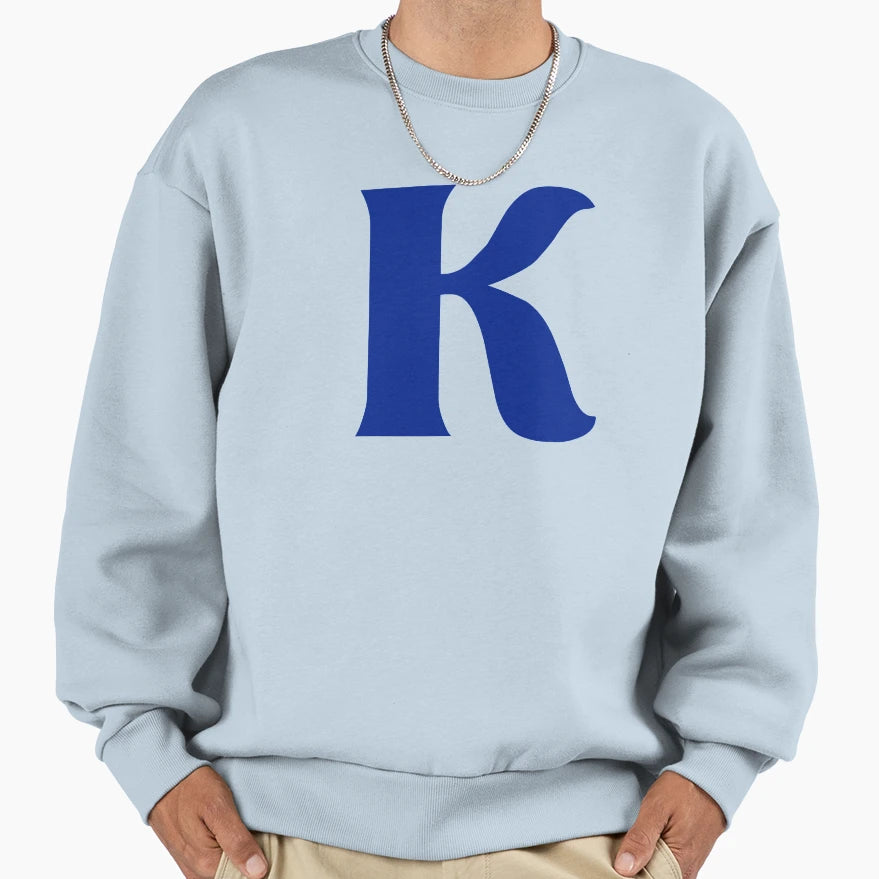 Letter K Sweatshirt - Fun Novelty Design Men Women - T-Shirt, Sweatshirt, Hoodie