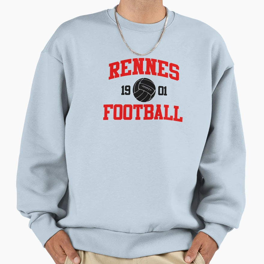 Rennes Football Athletic College 2 Sweatshirt - Minimalist Print Men Women - T-Shirt, Sweatshirt, Hoodie