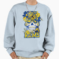 Los Angeles Rams Scull Sweatshirt - Fun Novelty Design Men Women - T-Shirt, Sweatshirt, Hoodie