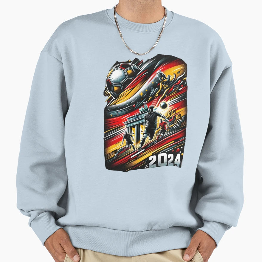 Dynamic Football Celebration 2024 Sweatshirt - Casual Everyday Wear Unisex - T-Shirt, Sweatshirt, Hoodie