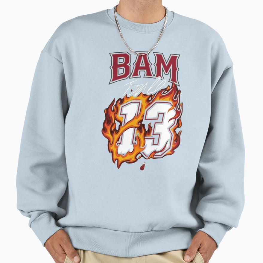 Bam Adeba Miami Heat Basketbal Bam Sweatshirt - Unique Graphic for Adults - T-Shirt, Sweatshirt, Hoodie