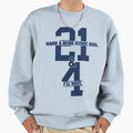 Name More Iconic Duo 21 4 Blue Sweatshirt - Fun Novelty Design Men Women - T-Shirt, Sweatshirt, Hoodie