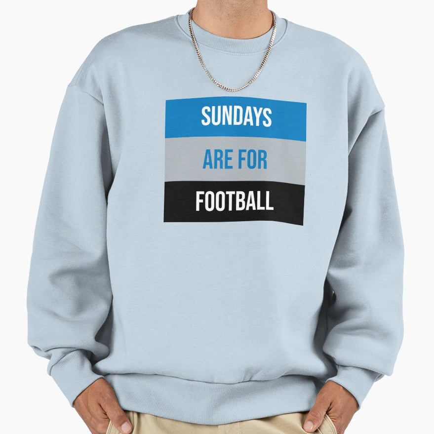 Sundays Are Football Sweatshirt - Aesthetic Graphic Men Women - T-Shirt, Sweatshirt, Hoodie