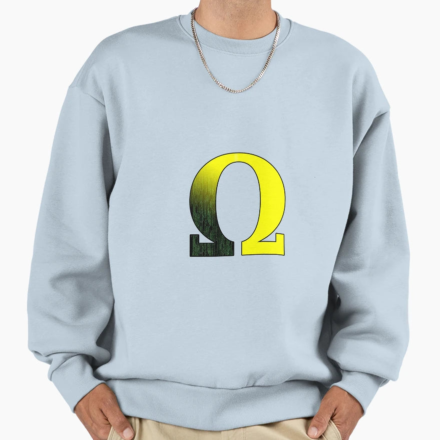 Ohm Resistance Greek Capital Omega Sweatshirt - Custom Art Print Unisex - T-Shirt, Sweatshirt, Hoodie
