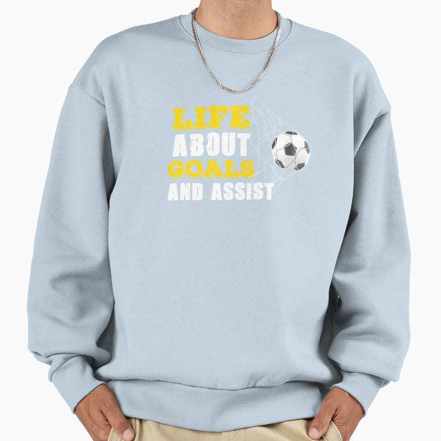 Life Football Sweatshirt - Trendy Graphic Unisex - T-Shirt, Sweatshirt, Hoodie