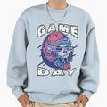 Game Day Halloween Skull Football Sweatshirt - Novelty Apparel Unisex - T-Shirt, Sweatshirt, Hoodie