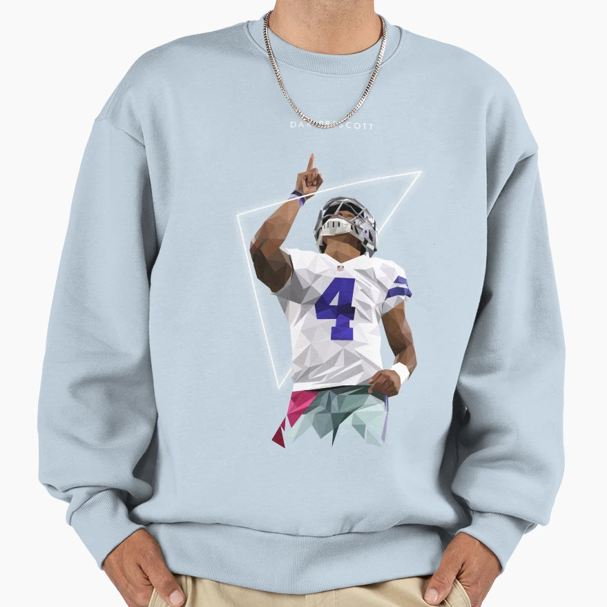 American Football Player Sweatshirt - Fun Novelty Design Men Women - T-Shirt, Sweatshirt, Hoodie