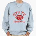 State Ohio Distressed Outline Sweatshirt - Streetwear Style Men Women - T-Shirt, Sweatshirt, Hoodie