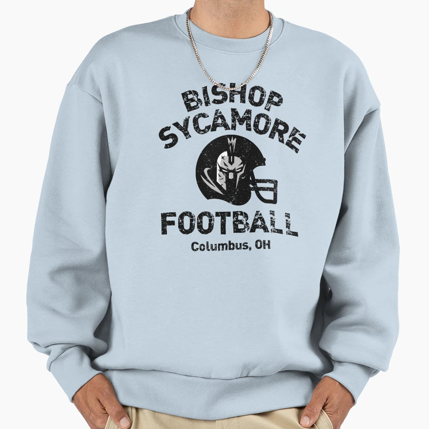 Bishop Sycamore Fake Football School Sweatshirt - Graphic Print for Adults - T-Shirt, Sweatshirt, Hoodie