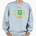 Beer And Football Brazils Colours Sweatshirt - Aesthetic Graphic Men Women - T-Shirt, Sweatshirt, Hoodie