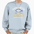 Baltimore Pro Football And Jesus Sweatshirt - Minimalist Print for Adults - T-Shirt, Sweatshirt, Hoodie