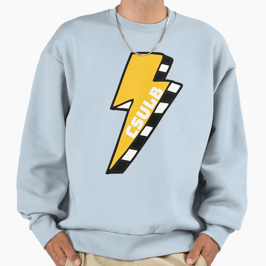 Cal State Long Beach Lightning Bolt Sweatshirt - Custom Art Print Men Women - T-Shirt, Sweatshirt, Hoodie