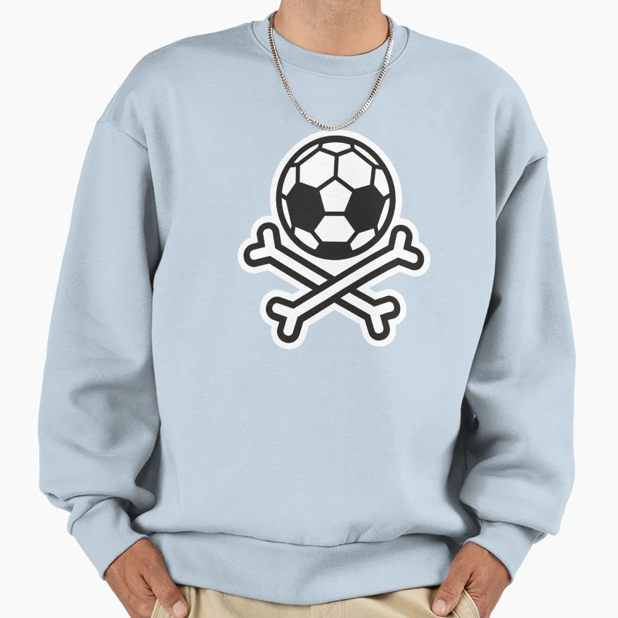 Soccer Skull Hooligan Sweatshirt - Custom Art Print for Adults - T-Shirt, Sweatshirt, Hoodie