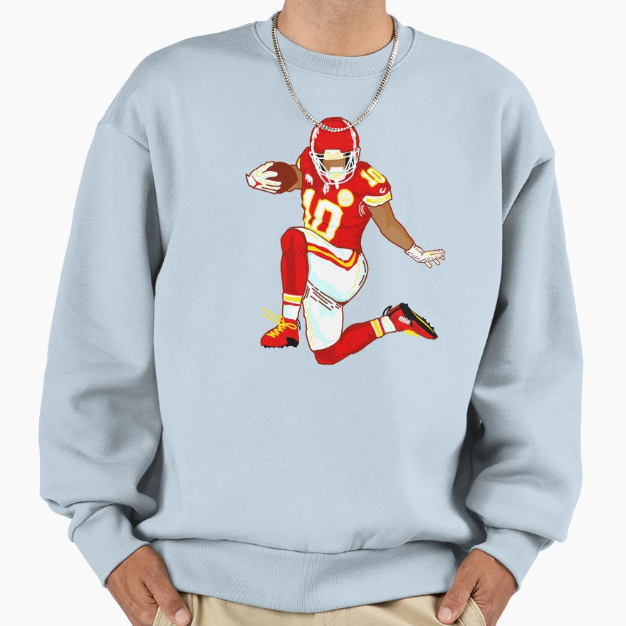 Isiah Pacheco 10 Kc Chiefs Sweatshirt - Trendy Graphic Men Women - T-Shirt, Sweatshirt, Hoodie